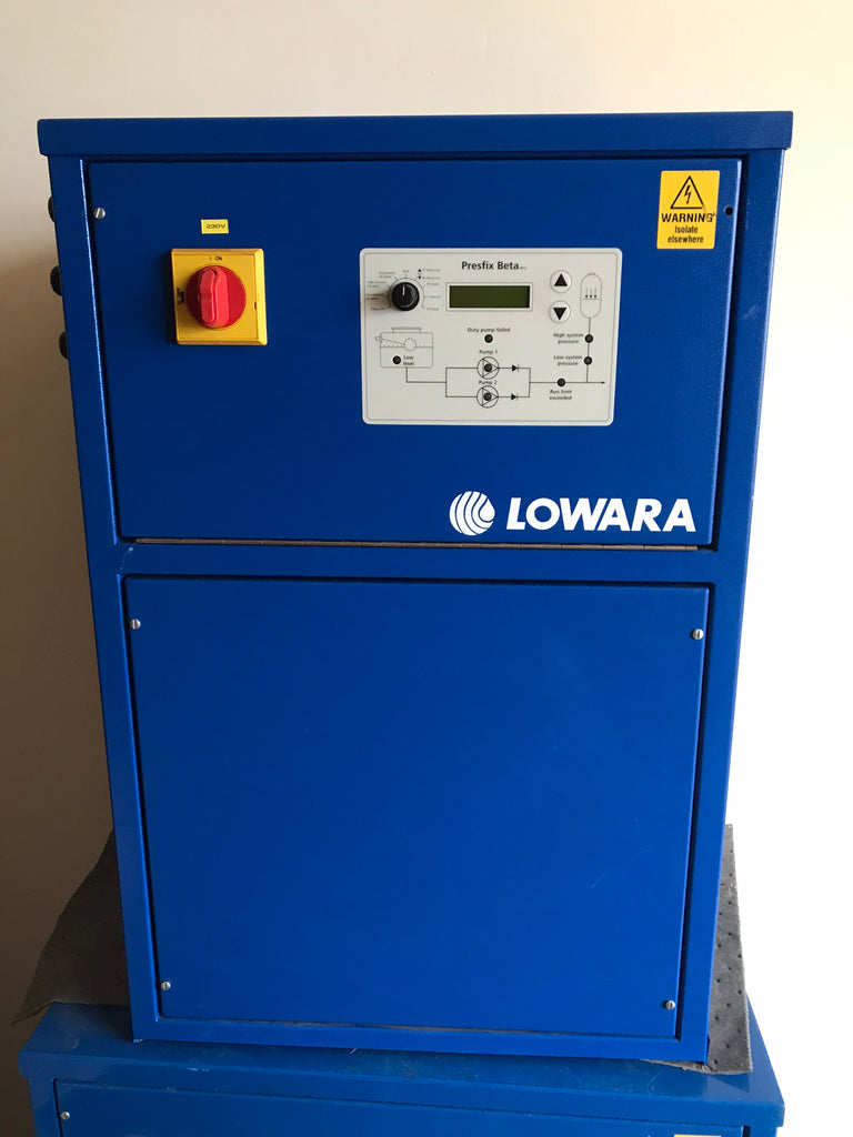 Lowara Presfix Beta 228 2.8 bar twin pump pressurisation unit #1691