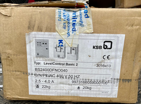 KSB Level Control Basic 2 Pump Dual Control panel 415v DOL #3065