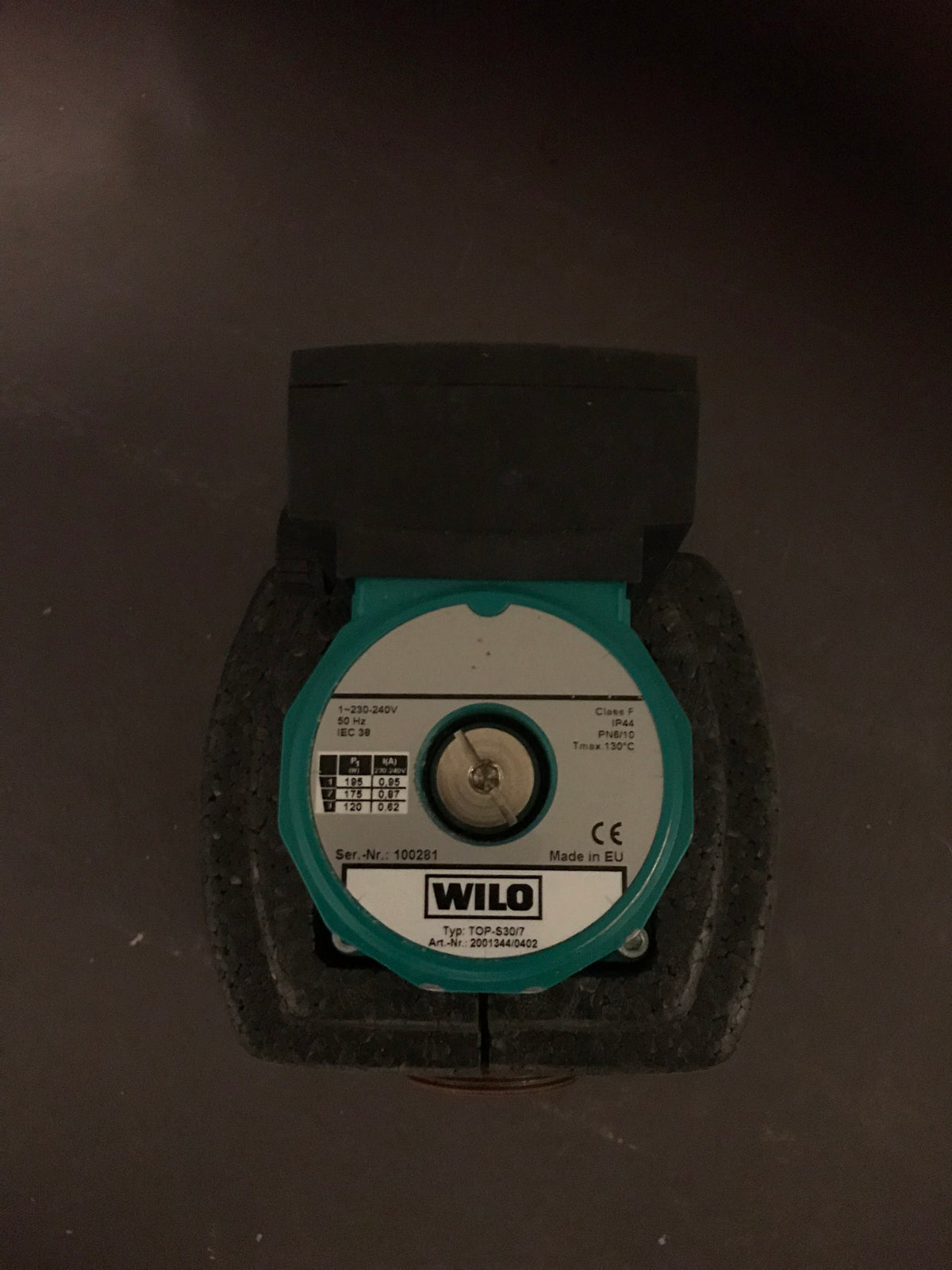 Wilo TOP S 30/7 2001344 230v Circulator Pump #785