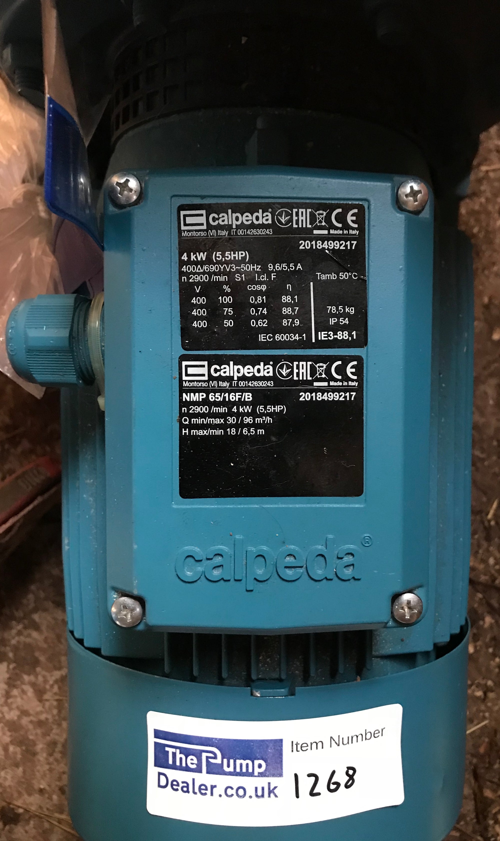 Calpeda NMP 65/16F/B Swimming Pool Pump 415v 4kw #1268