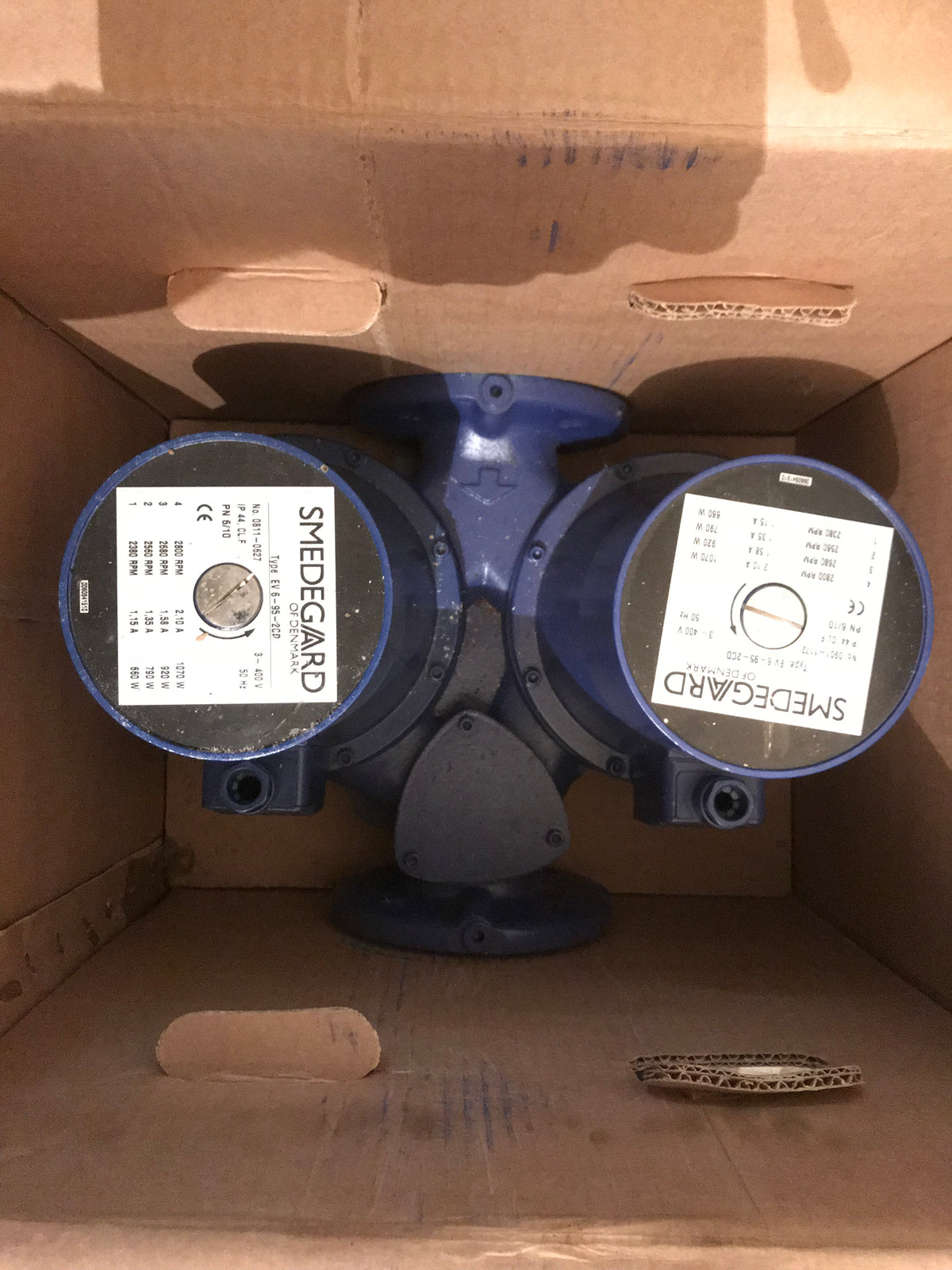 Smedegaard EV 6-95-2 CD 415v Heating circulation Pump DN65 340mm #1867