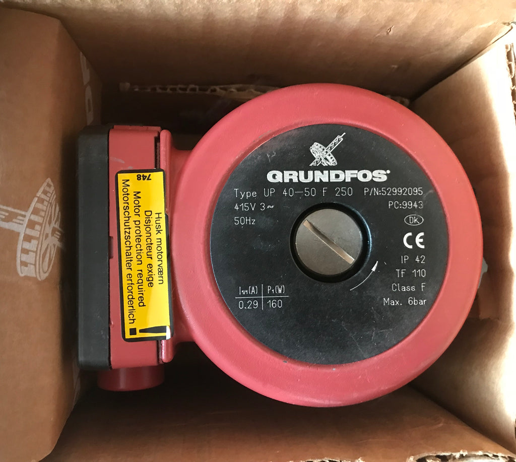 Grundfos UP UPD 40-50 F 250 Old Shape Replacement Head 415v 52992095 #2497