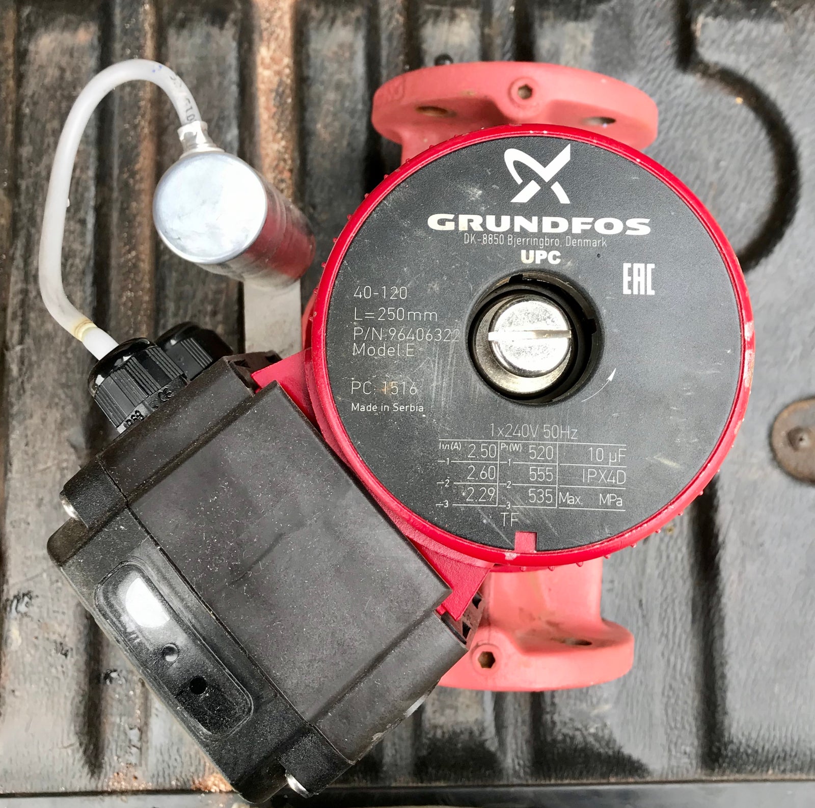 Grundfos UPC/D 40-120 Circulator Pump 96406322 240V #1995 USED