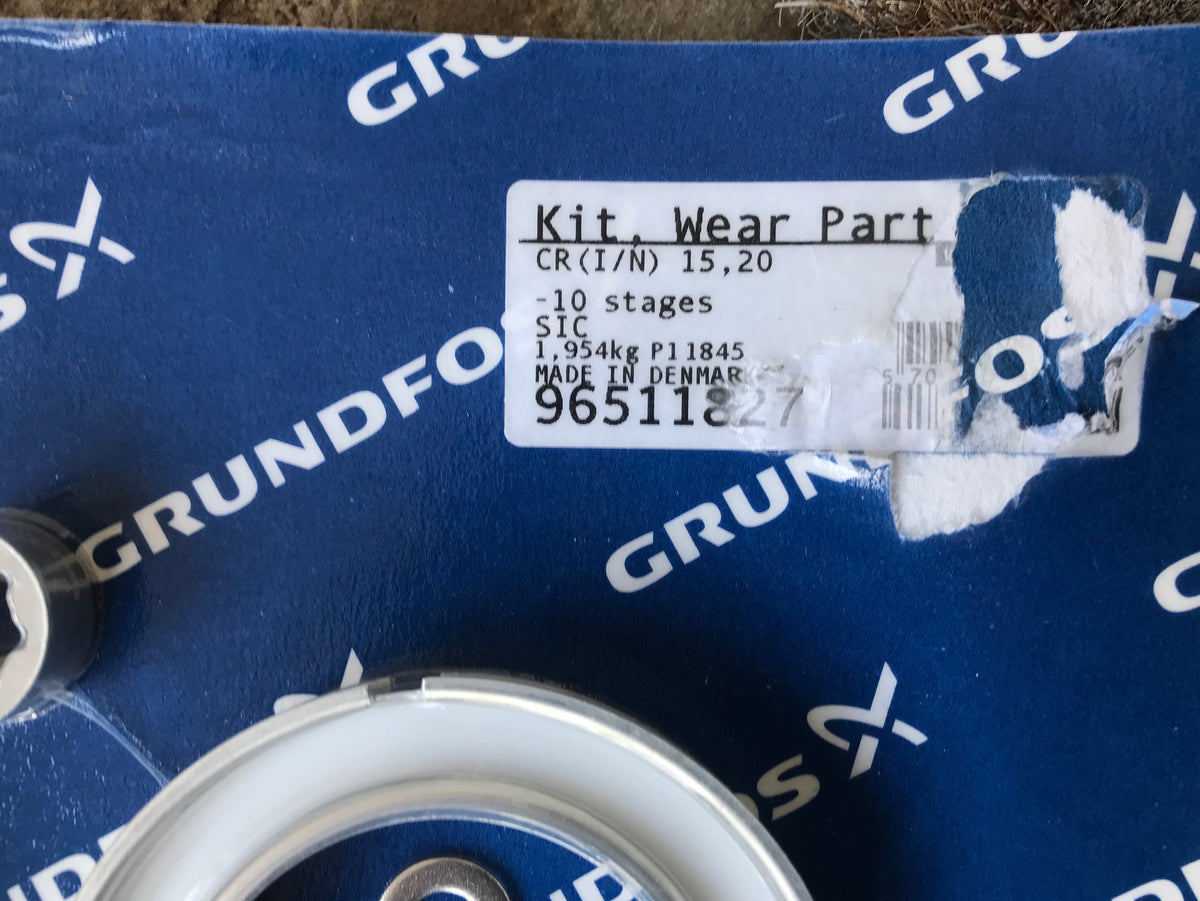 Grundfos 96511827 CR / CRI / CRN 15 & 20 wear parts kit 7-10 stages #1681