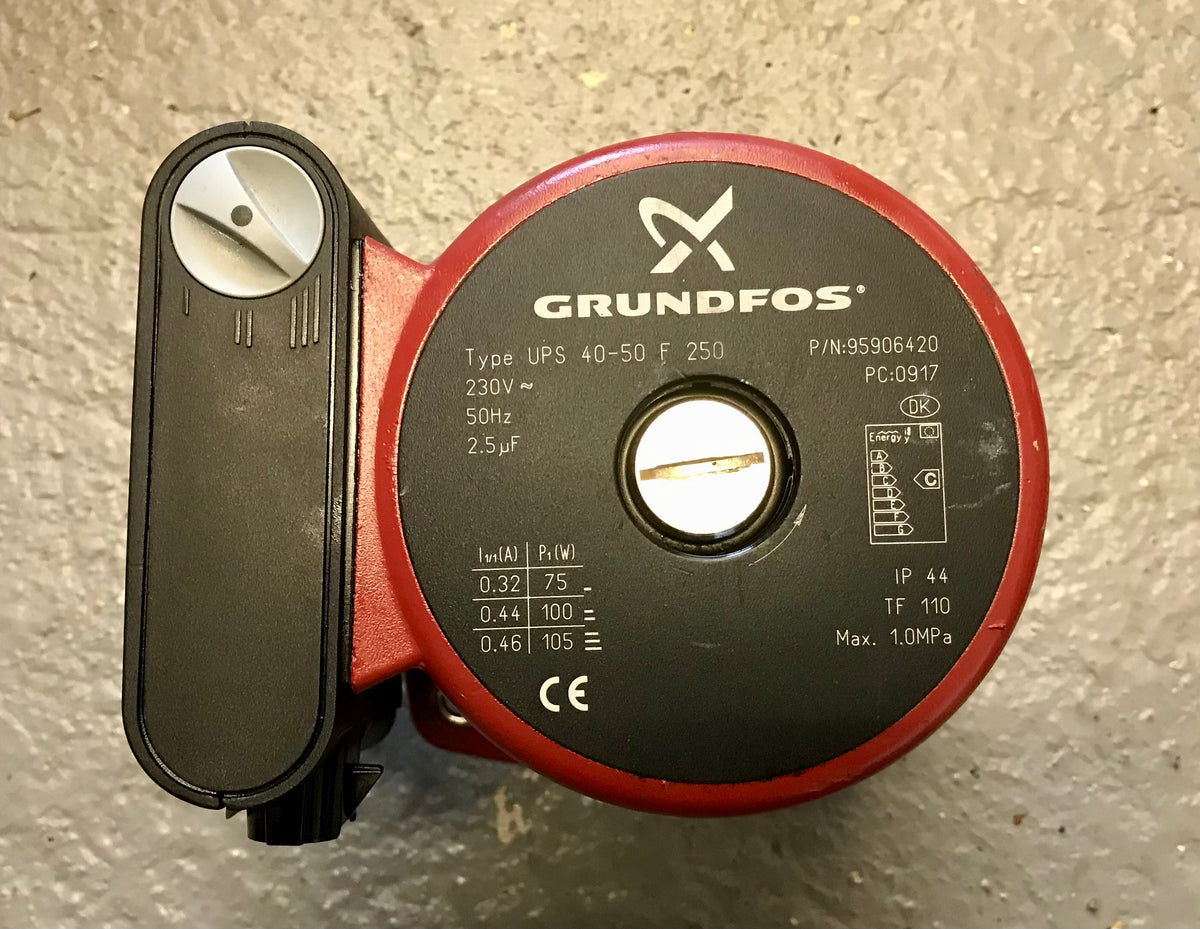 Grundfos UPS 40-50F Replacement Head Pump Heating Circulator 240v 95906420 #3262 Used