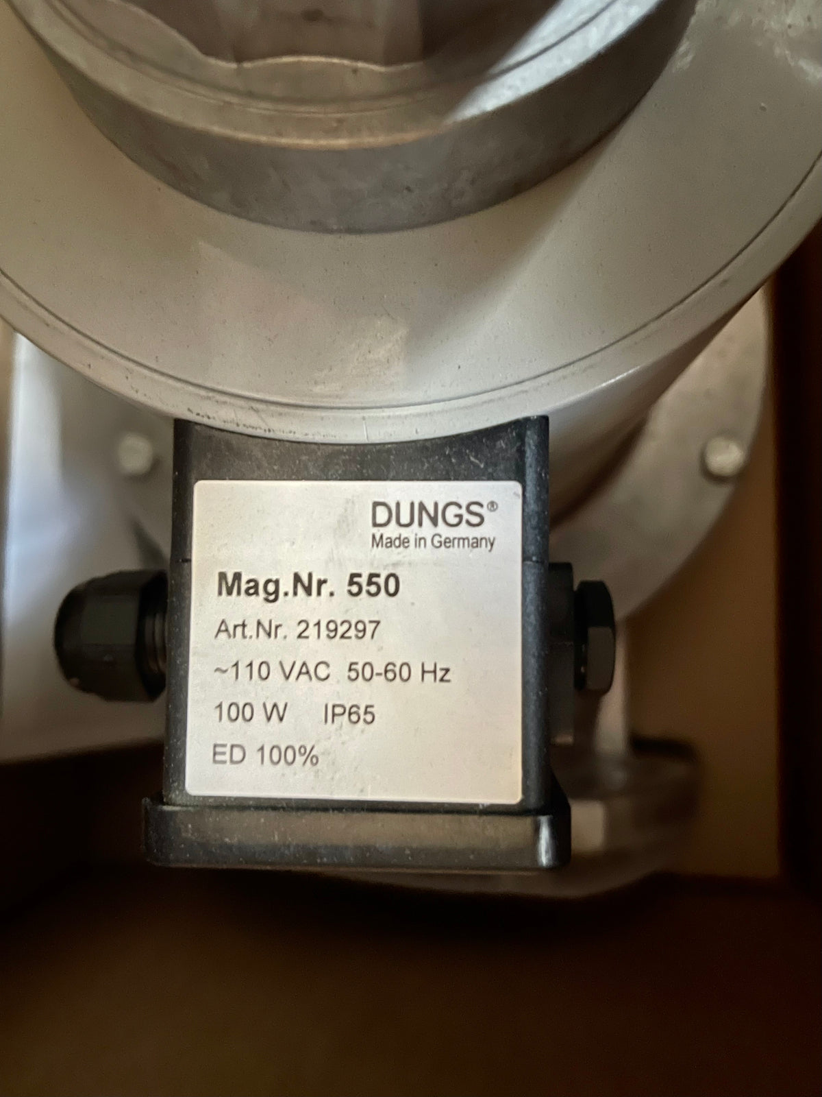 DUNGS MVDLE 2100/5 110VAC IP54 MV SINGLE GAS SOLENOID VALVE 170950 #3347 VAT