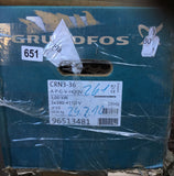 Grundfos CRN 3-36 A-P-G-V-HQQV Vertical Multistage Pump 415v 96513481 #651