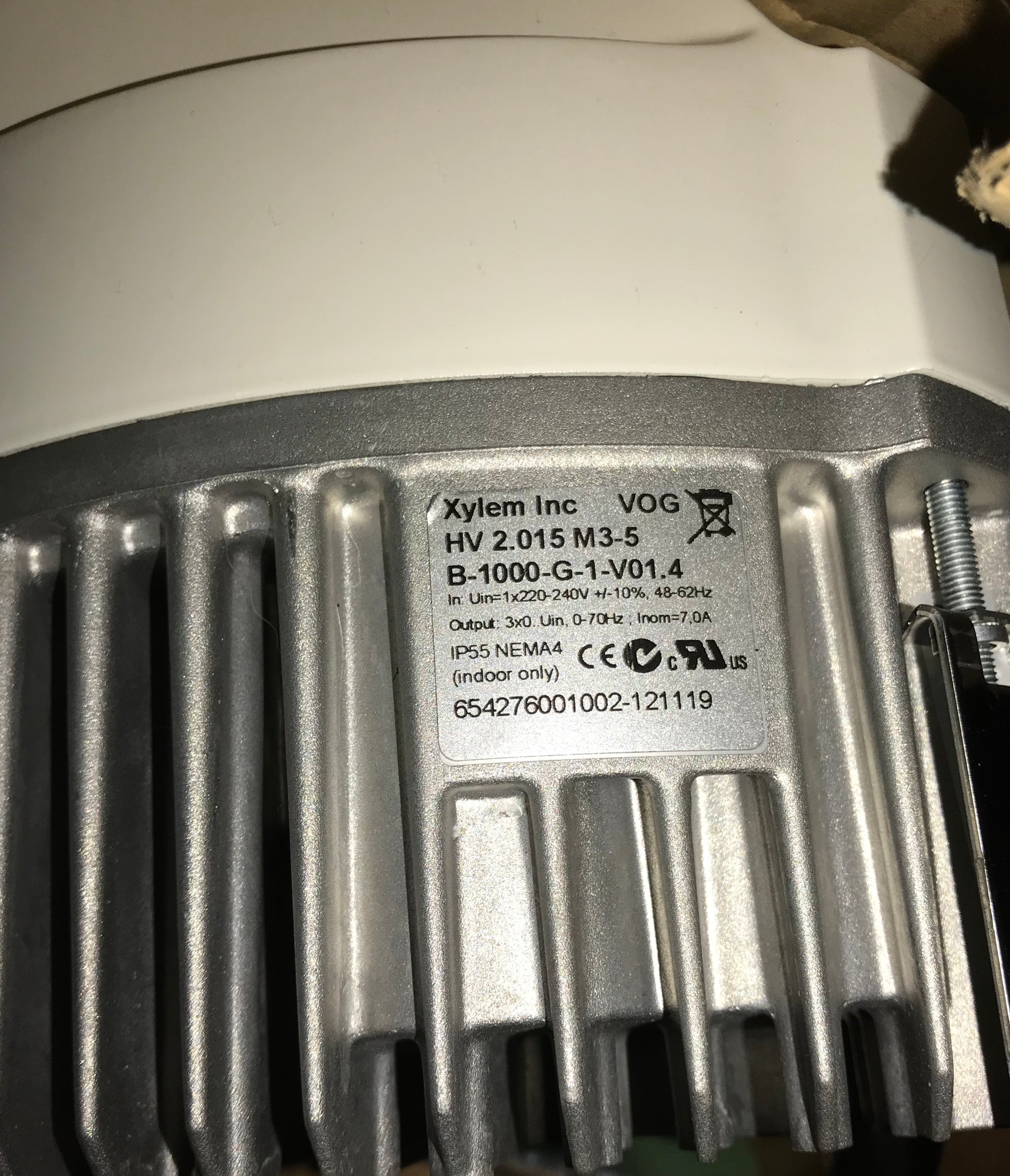 Xylem Hydrovar Inverter Control Unit HV 2.015 M3-5 B-1000-G-1-V0.14 1.5kW #2022b