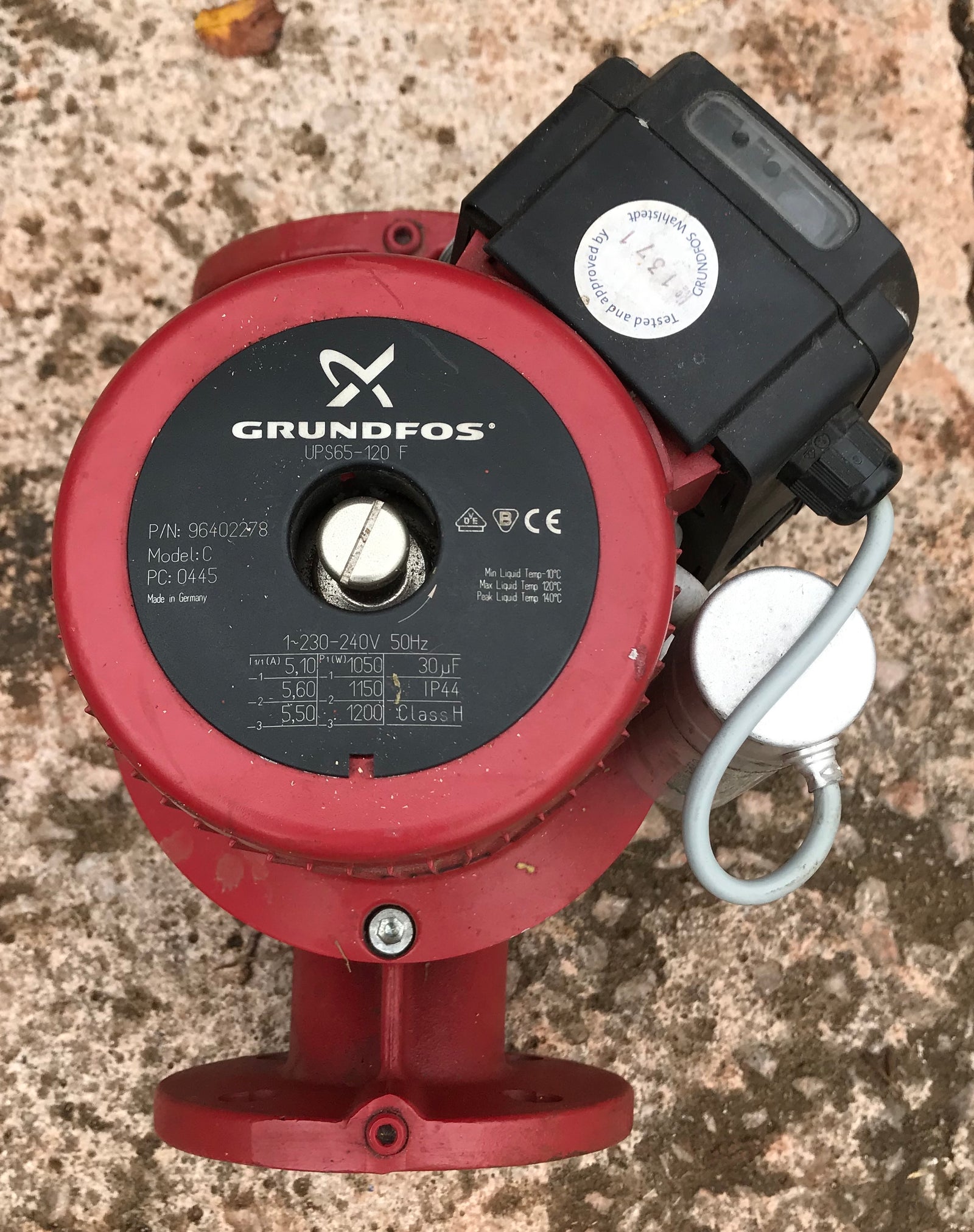 Grundfos UPS 65-120 340 Circulator Pump 240V (96402278) #1059 PRE 12 DELIVERY