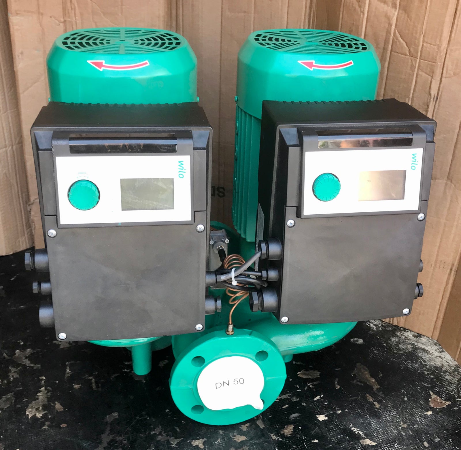 Wilo DP-E 50/140-3/2 Twin Head Circulator Pump DN50 3kW 2158948 340mm #2610