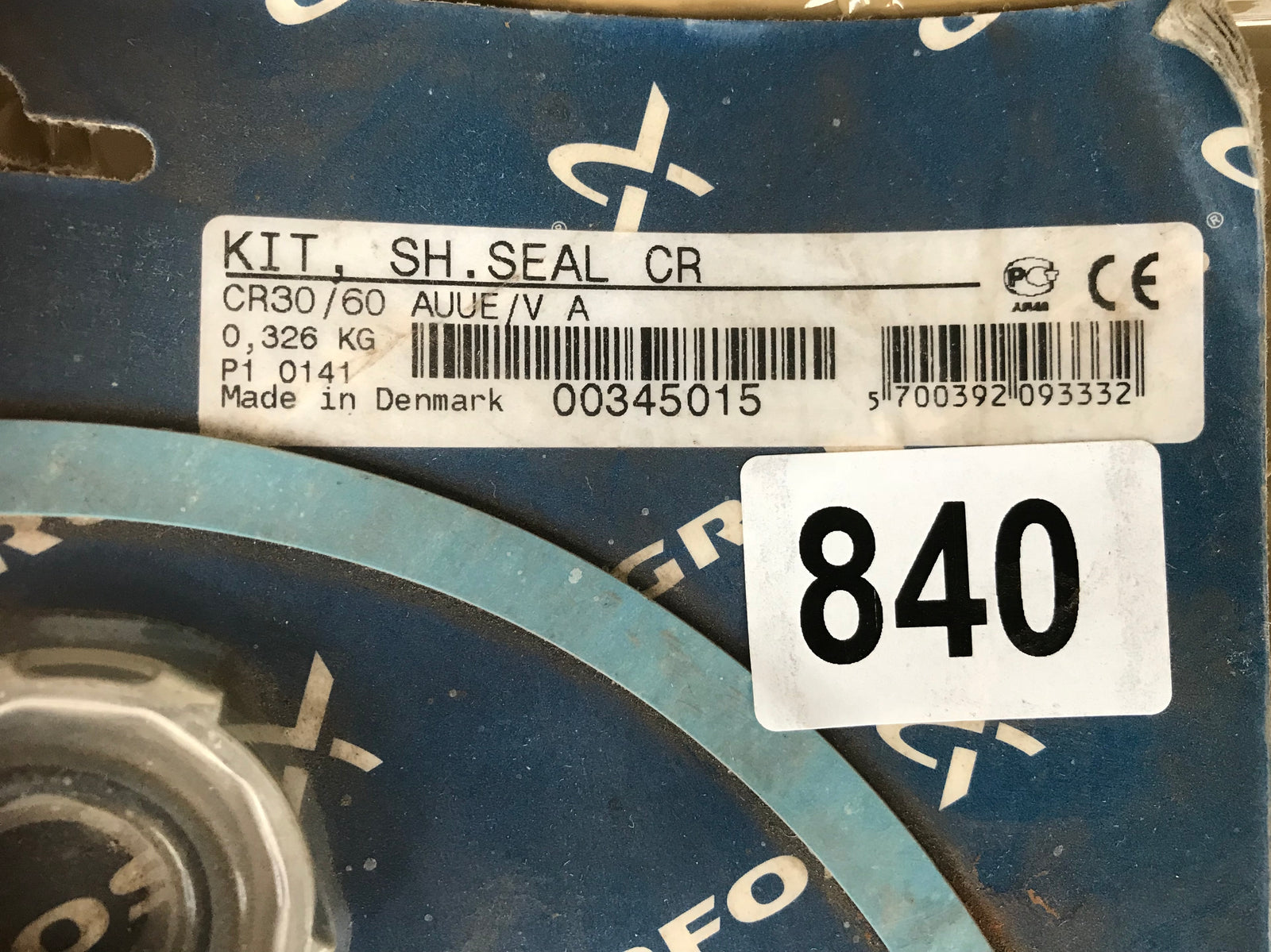 Grundfos Cr30 Shaft Seal And Gasket Kit Auue/v 345015 #840