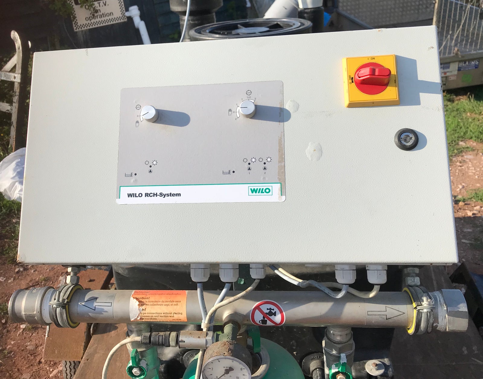 Wilo Rainsystem AF400 2MP304DM 5 bar Twin Pressure Booster pump Set 240v #985