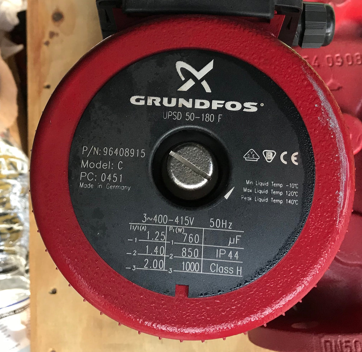 Grundfos UPS/UPSD 50-180 340 Circulator Replacement Pump Head 415V (96406019) #1744