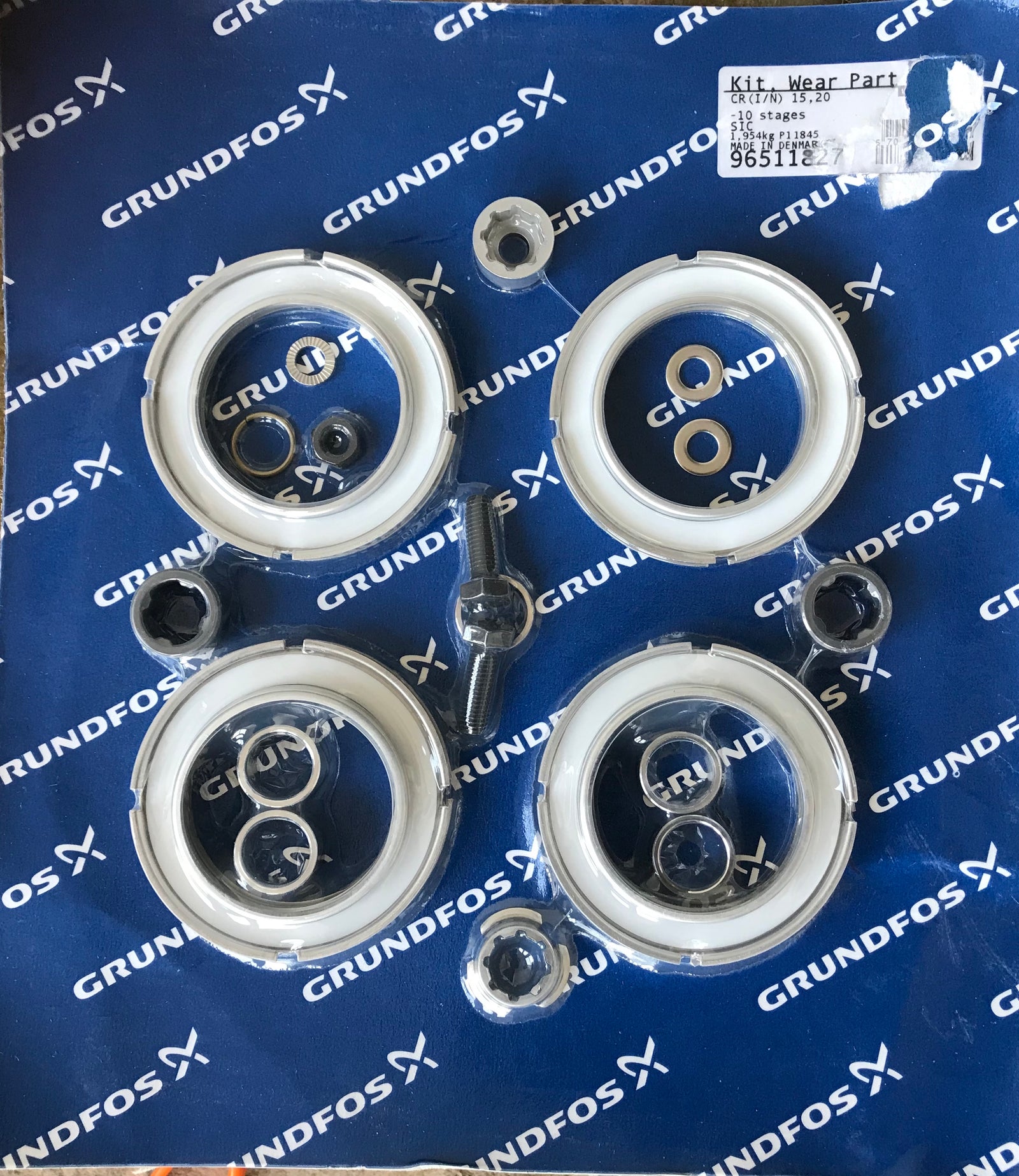 Grundfos 96511827 CR / CRI / CRN 15 & 20 wear parts kit 7-10 stages #1681