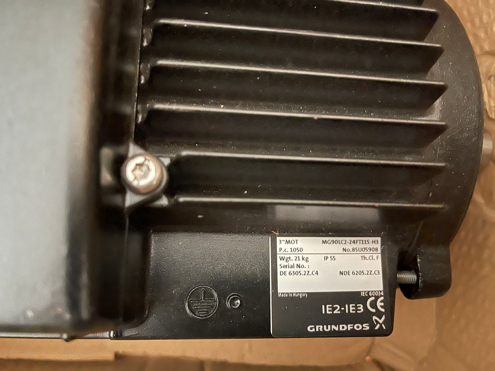 Grundfos MG90LC2 2.2kw Pump Motor 415v 85U05908 #3027 VAT