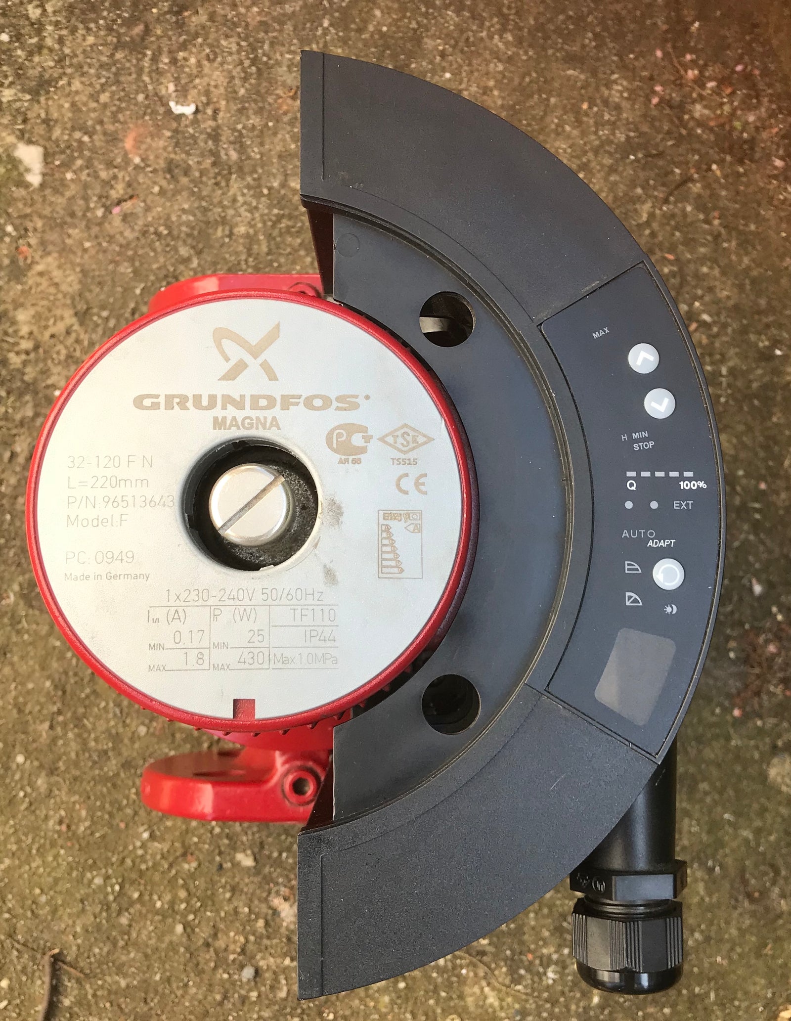Grundfos Magna UPE 32-120F 1PH Flanged Pump Stainless Circulator 240v 96513643 #890/4030