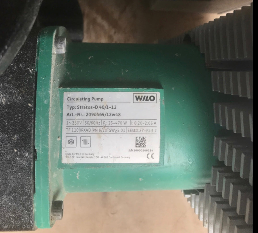 Wilo Stratos-D 40/1-12 1PH PN6/10 Pump Head - 2090464 #1306 USED