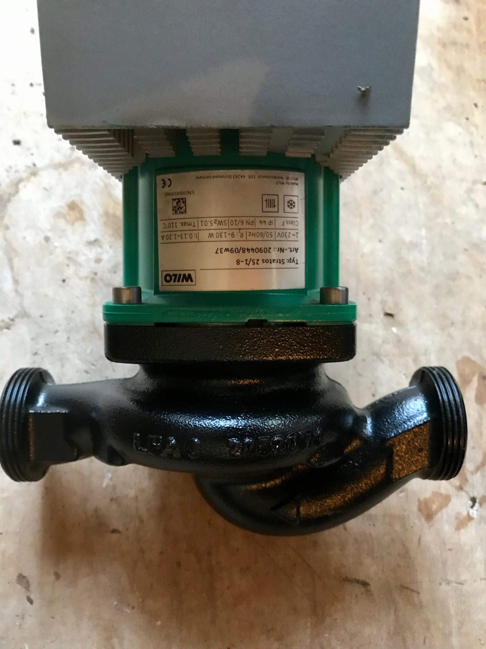 WILO Stratos 25/1-8 180 mm 2090448 Circulation Pump Central heating cooling #2162