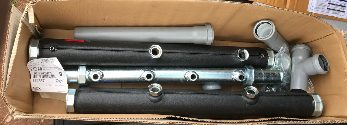 Vokera 20017226 hydraulic manifold 100kw for floor standing boiler condexa pro rig #1401