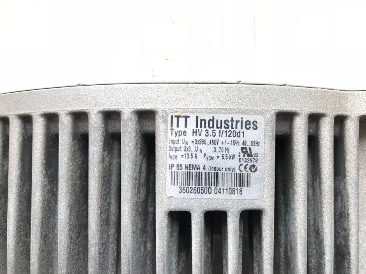 Xylem Hydrovar Inverter Control Unit HV 3.5f/120d1 5.5kW 415v #1558