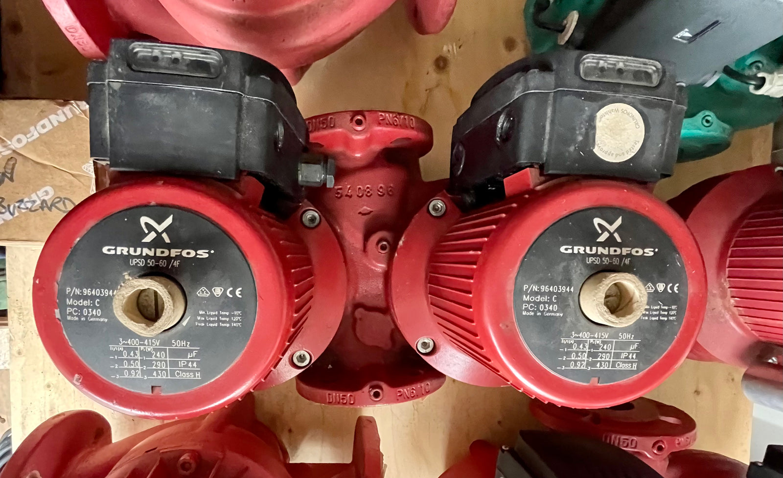 Grundfos UPSD 50-60/4 F 96403944 Circulator Pump 415v #3302