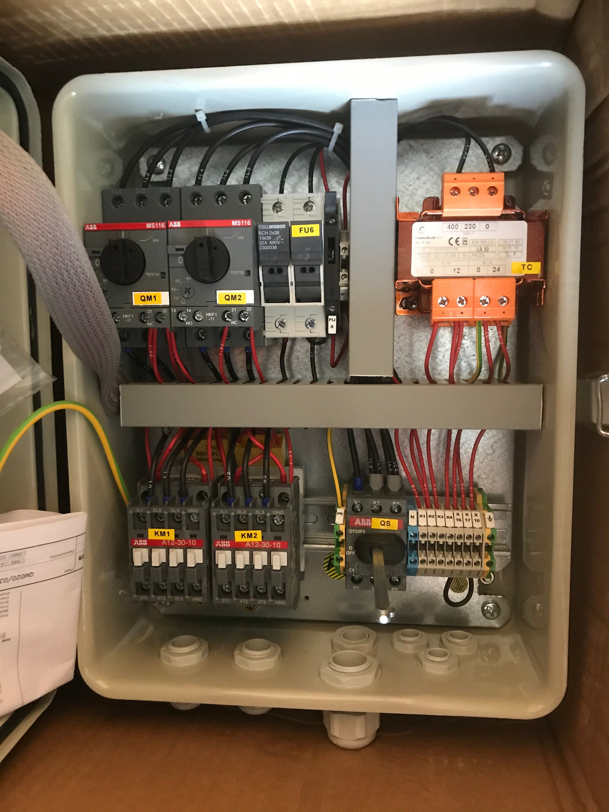 Lowara ITT QMD20/30-40 GMD Twin Booster Set Control Panel 3-4kW 415v #2426