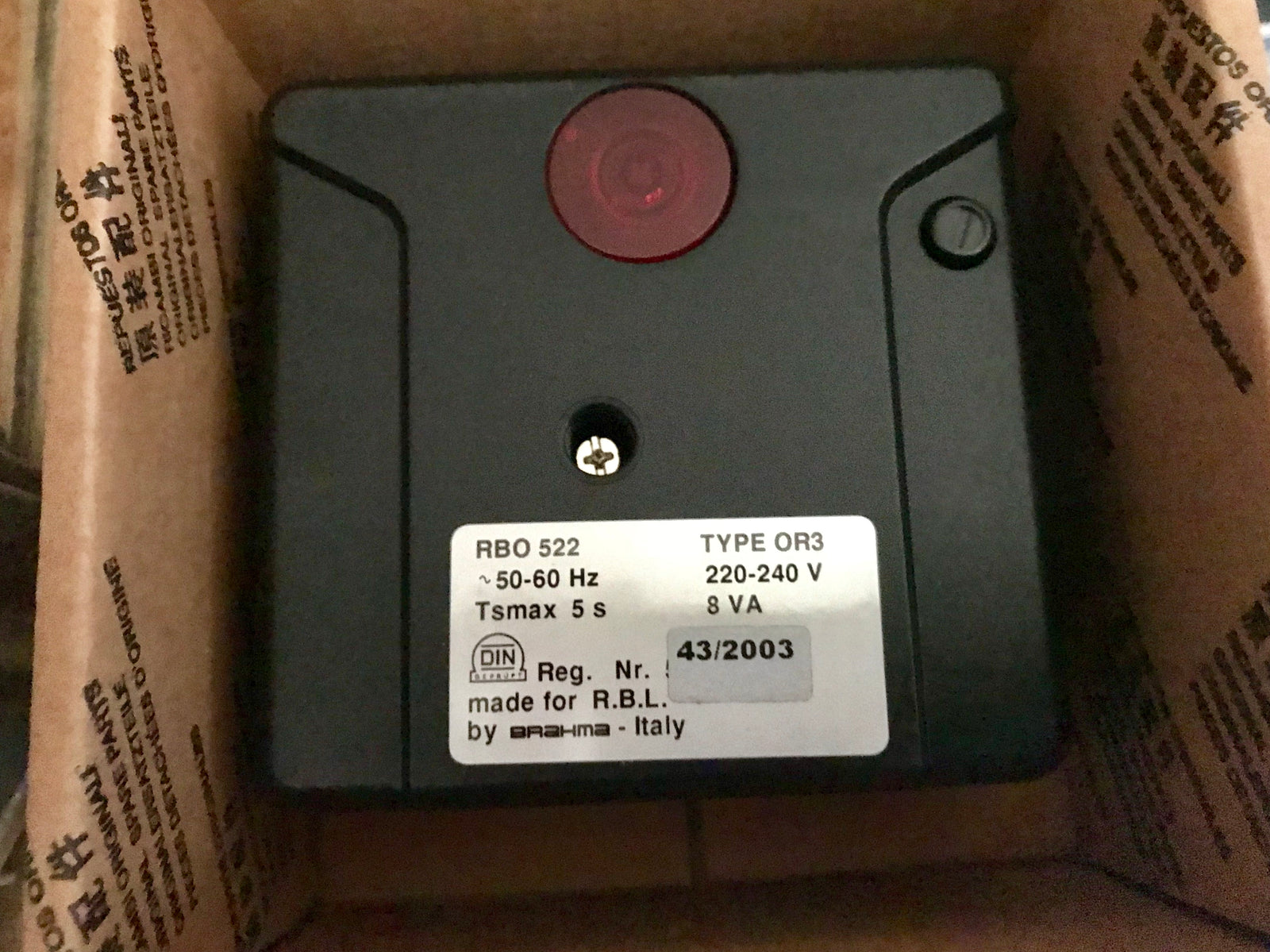 Riello RBO522 Control Box 3003896 #1751