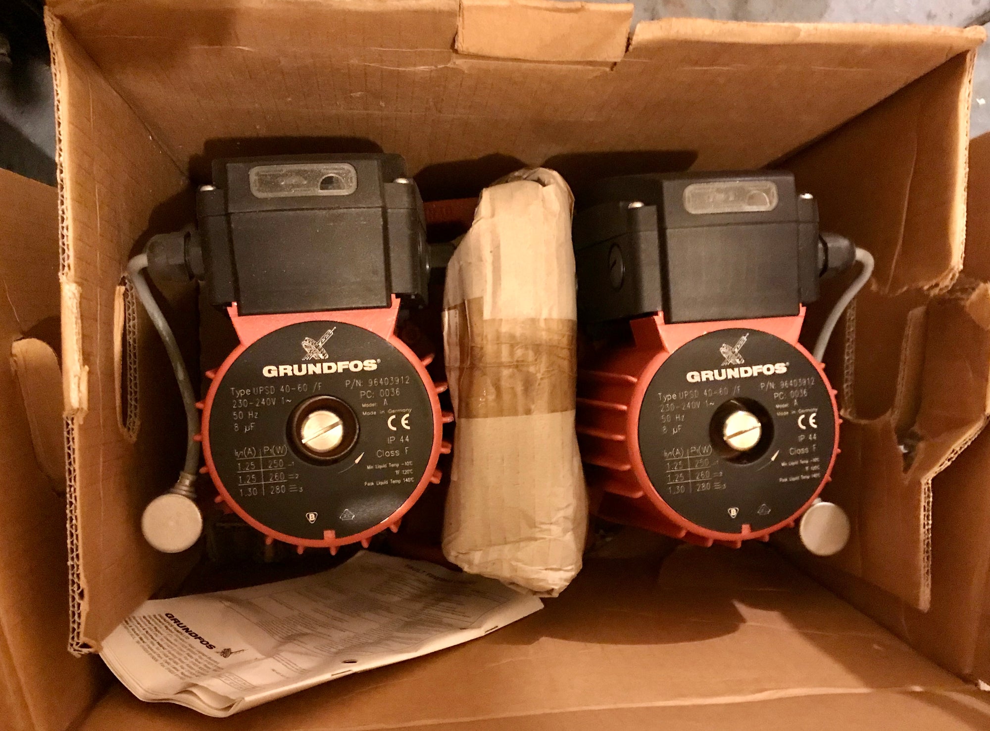 Grundfos UPSD 40-60 F Circulator Pump 240V (96403912) #2227