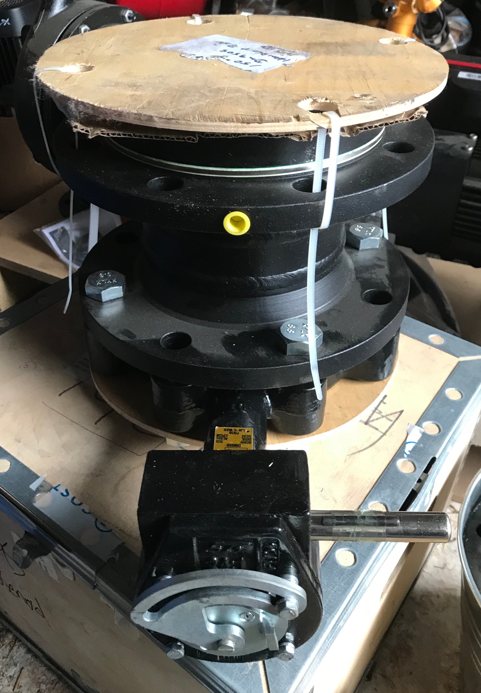 Crane DM950g DN150 commissioning set Gearbox Operated Flow Measurement & Regulating Valve #1434