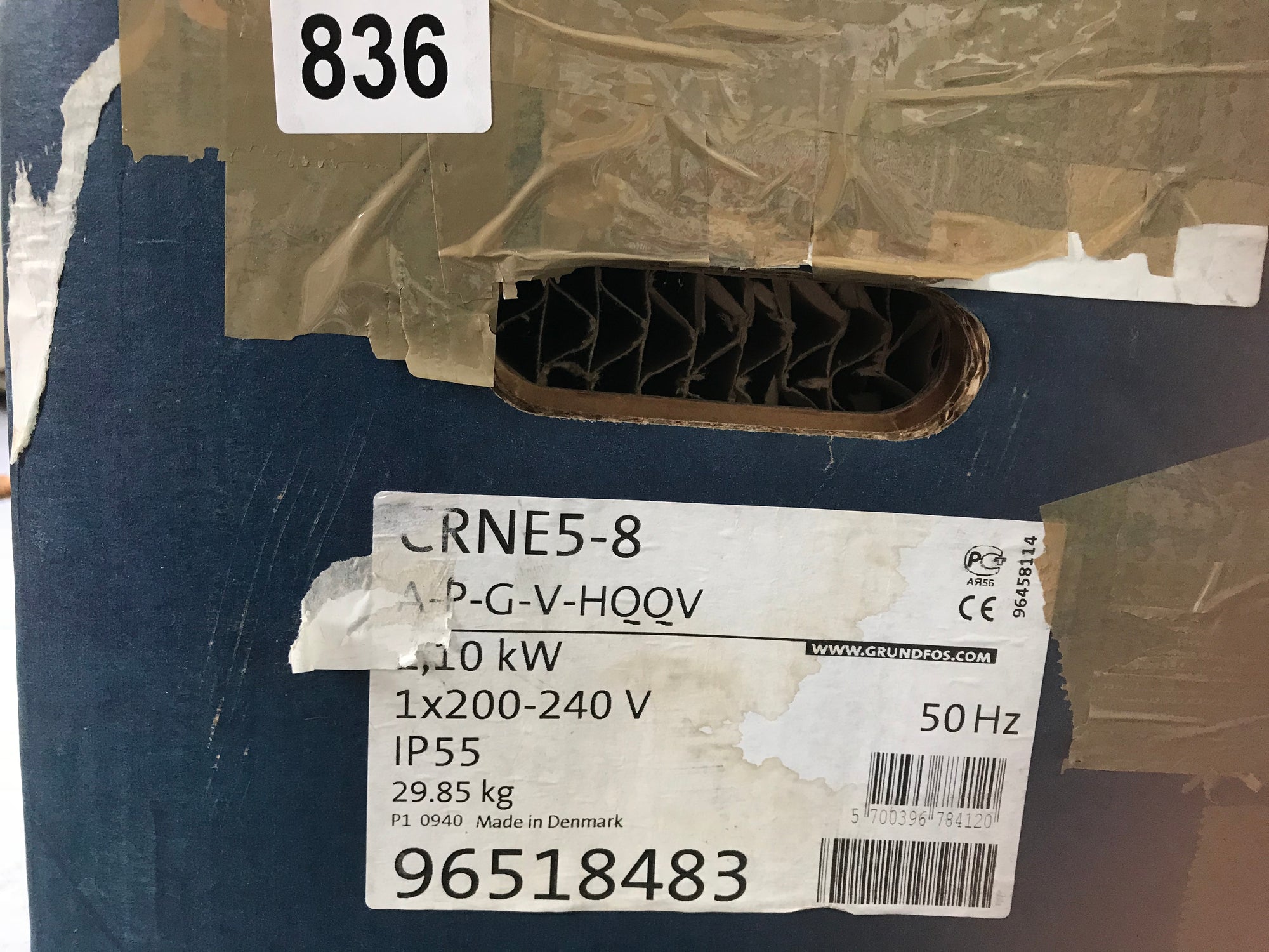 Grundfos CRNE 5-8 A-P-G-V-HQQV - 96518483 Vertical Multistage Pump 240v  #836
