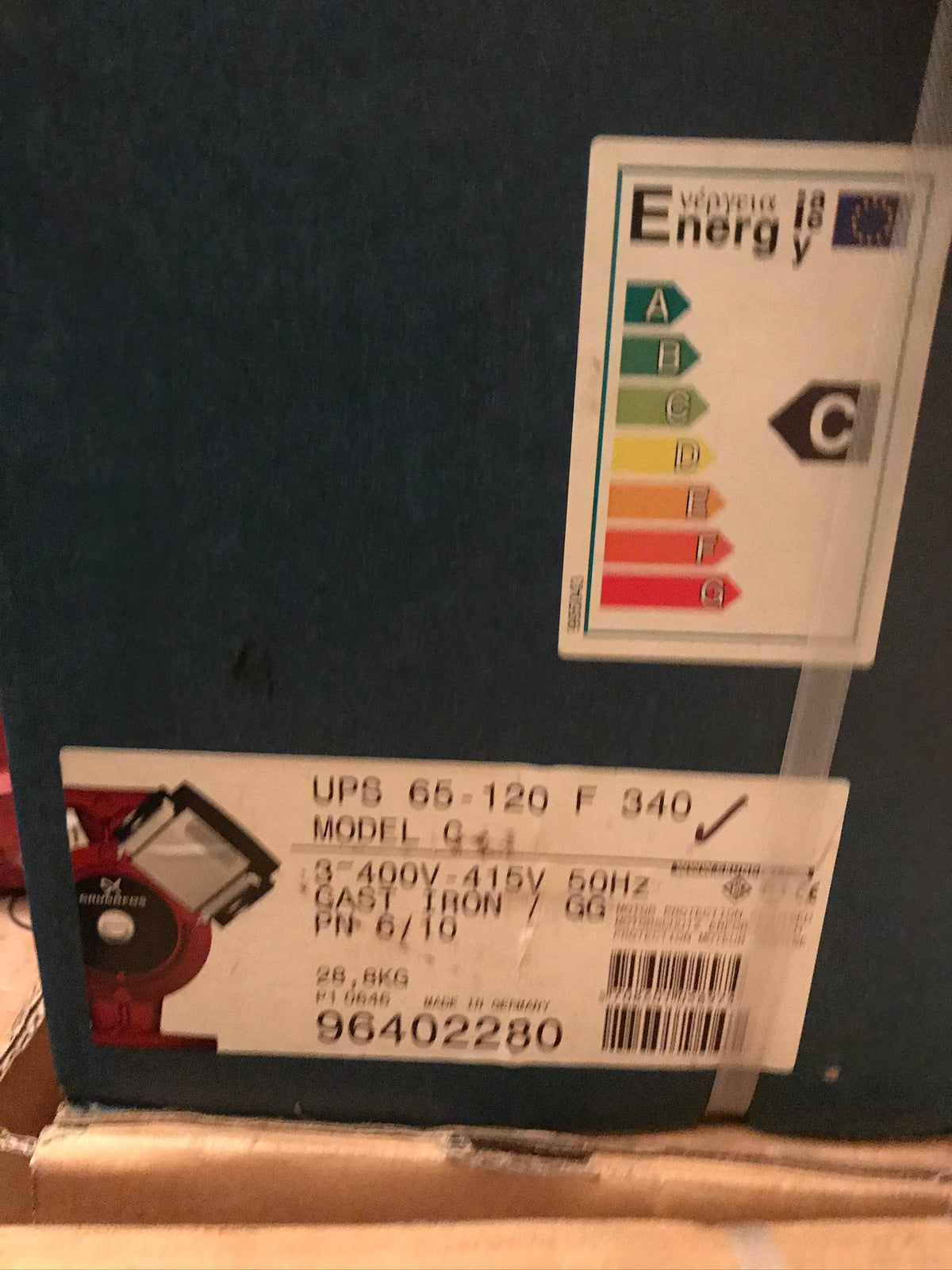 Grundfos UPS 65-120 340 Circulator Pump 415V (96402280) #2255