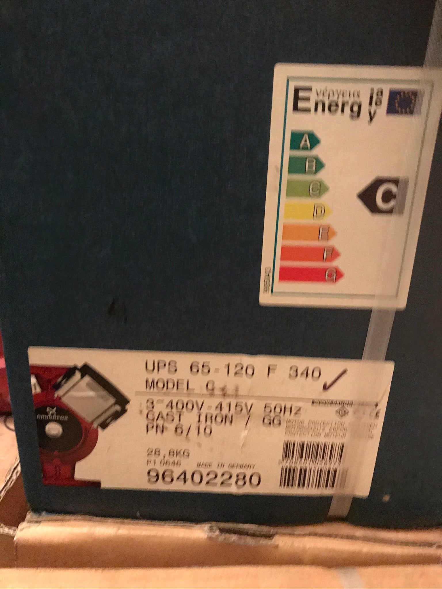 Grundfos UPS 65-120 340 Circulator Pump 415V (96402280) #2255
