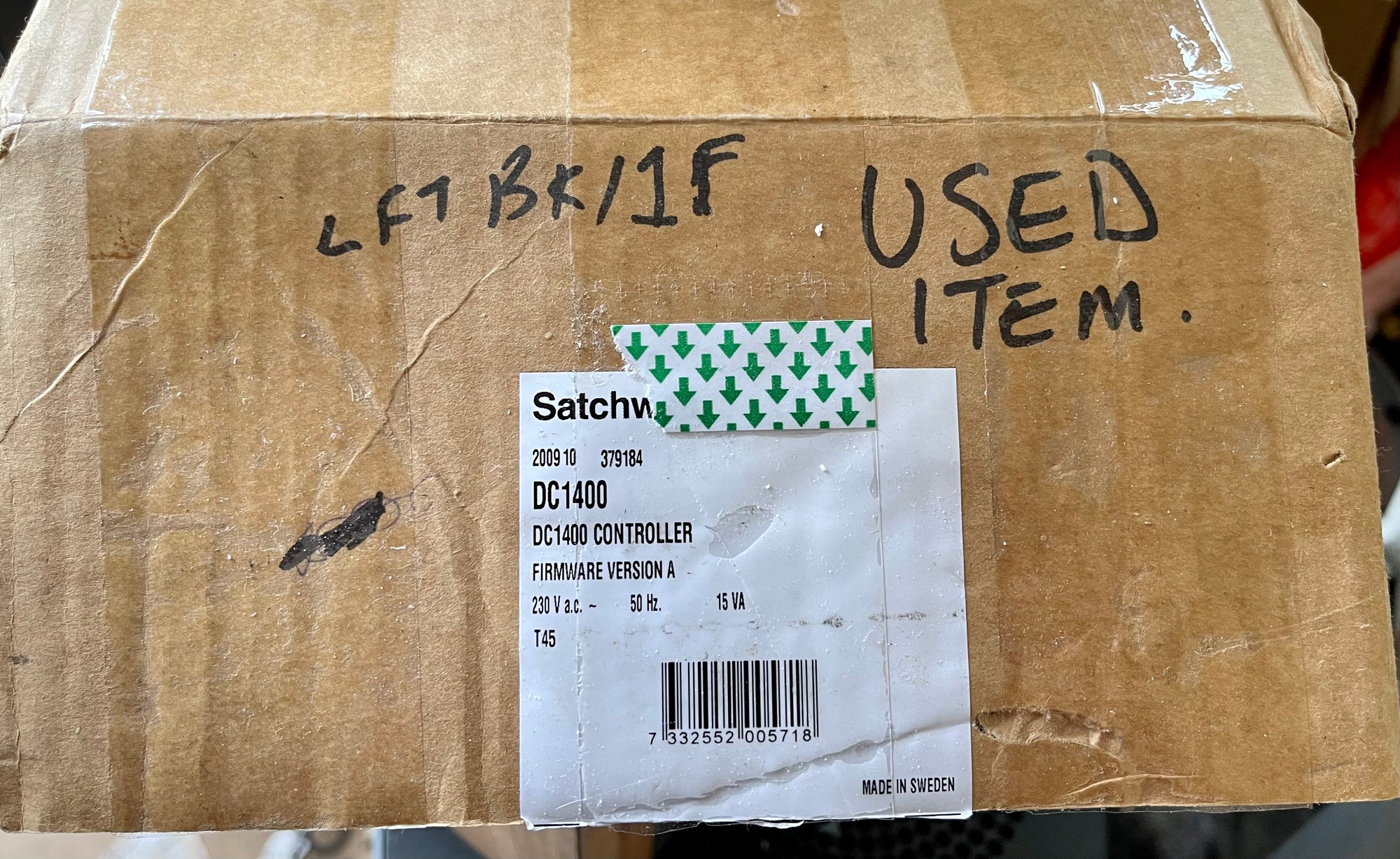 Satchwell Schneider DC1400 Controller #2978 Used