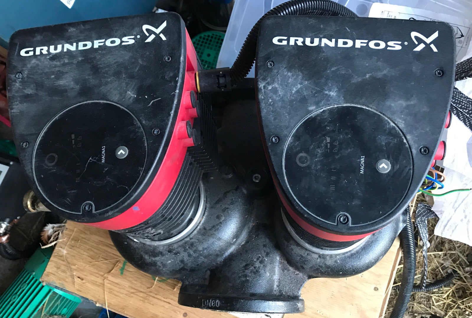 Grundfos Magna1 D 80-120 F 97924423 360mm Twin-Head Flanged Circulating Pump #1779 USED