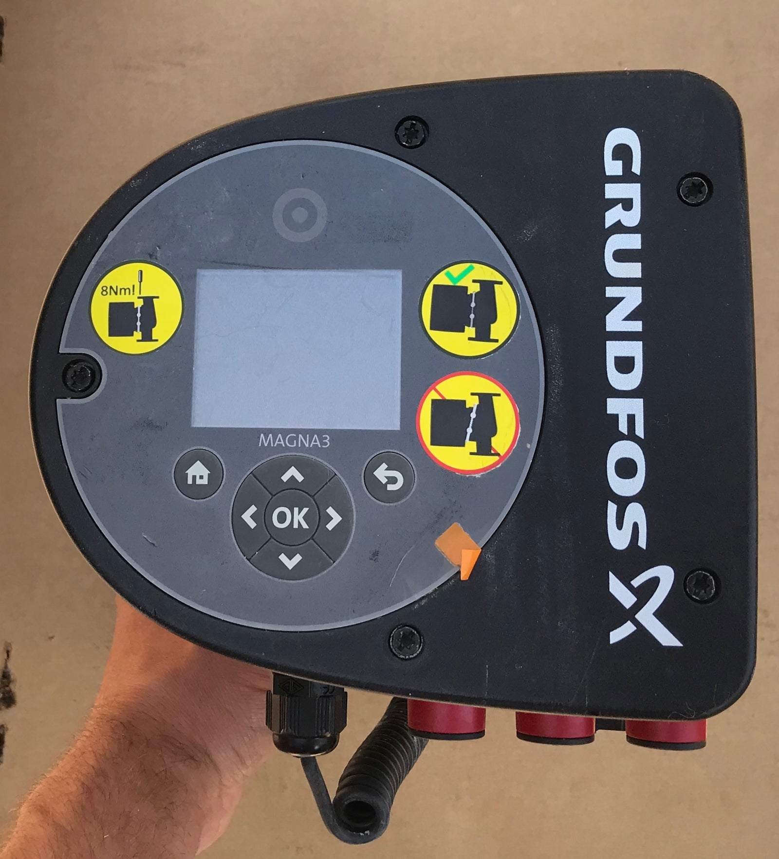 Grundfos Magna3 25 - 40 N 97924336 Stainless Steel Secondary Hot Water Pump #1546