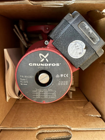 Grundfos UPS 40-120 f single head circulator pump 415v 96401944 #3314
