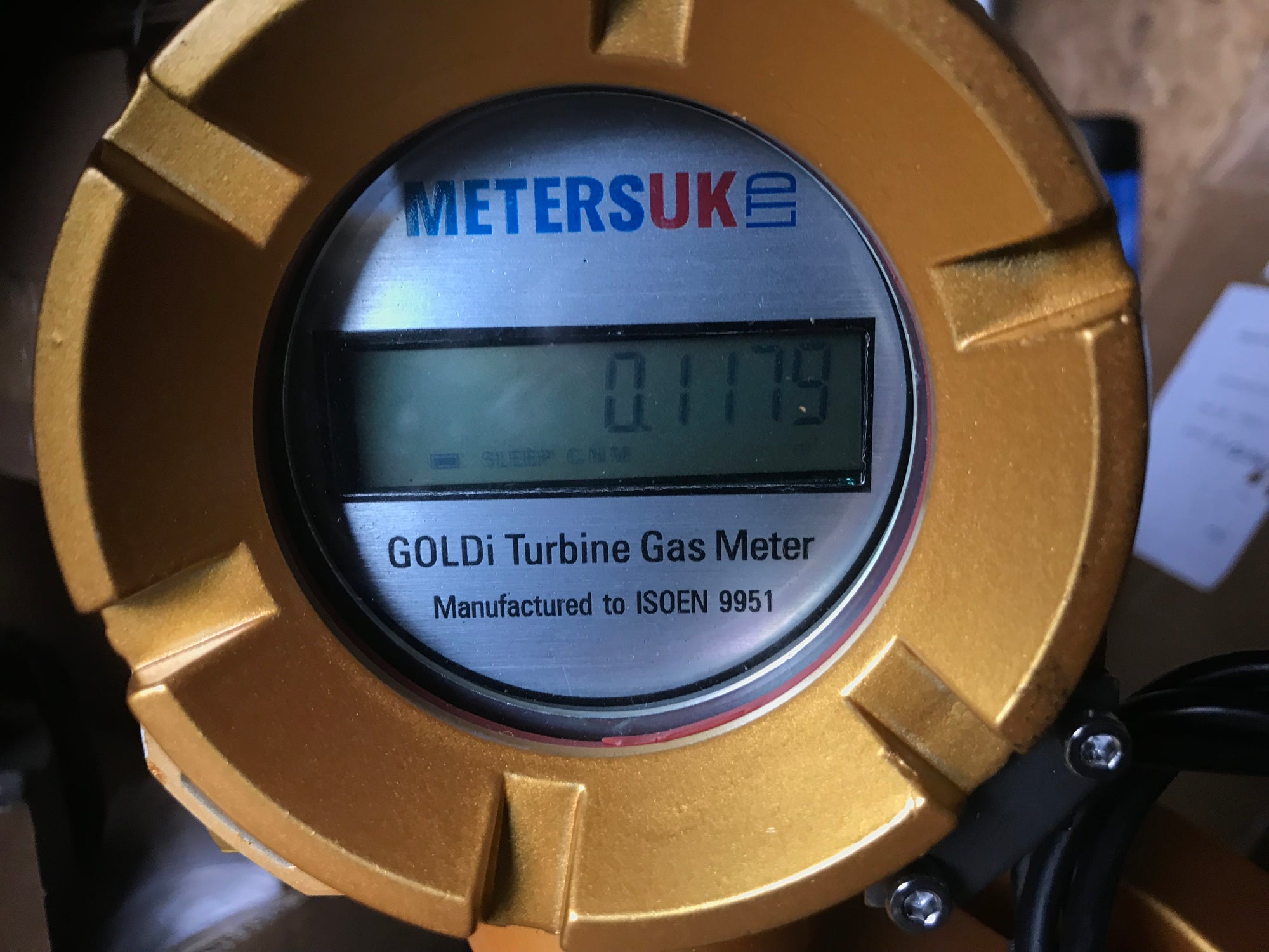 Goldi Mechanical Turbine Gas Meter DN100 TGM100(LF) G160 #1410