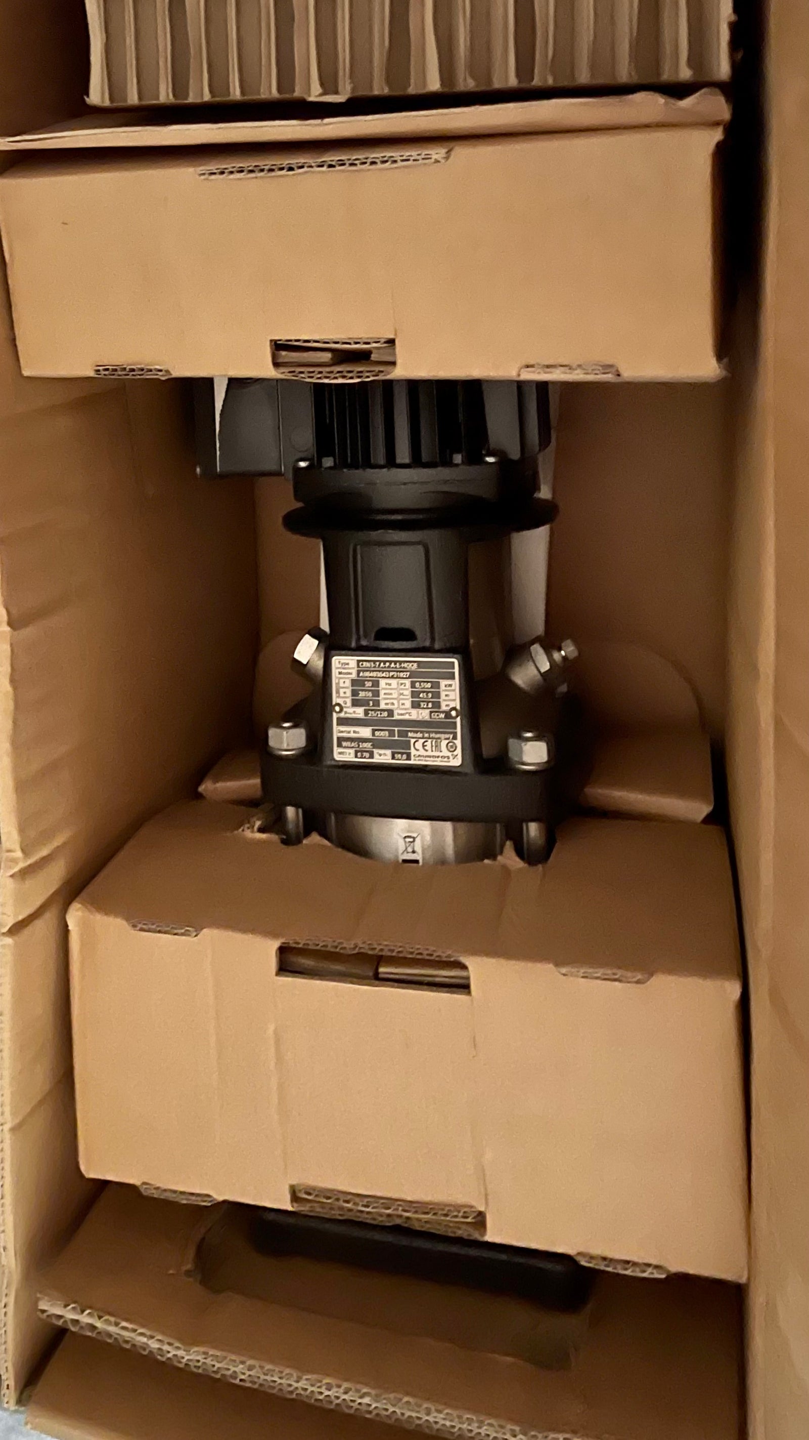 Grundfos CRN 3-7 A P A E HQQE 96493543 Vertical Multistage Pump 0.55kw 415v #2971