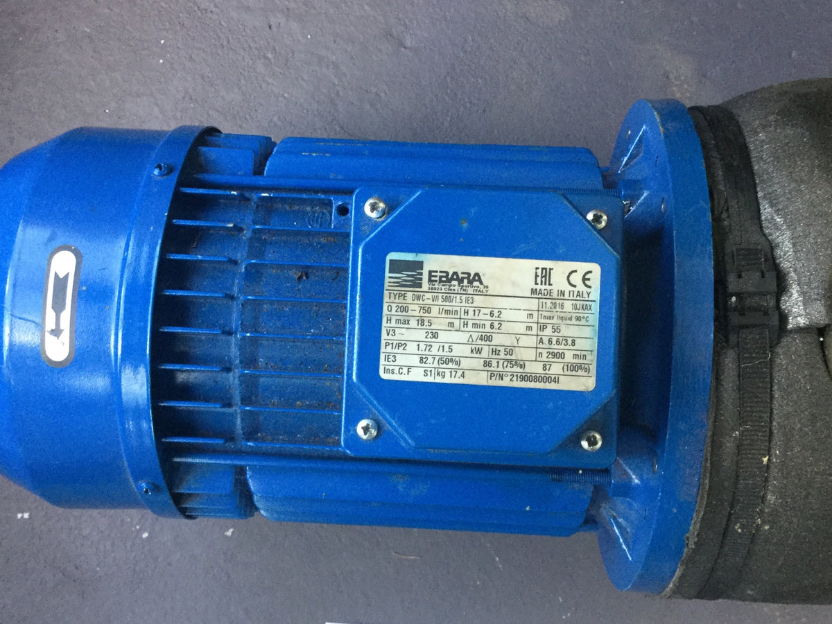 Ebara DWC V/I  500/1.5 415V Centrifugal End Suction Pump #1094