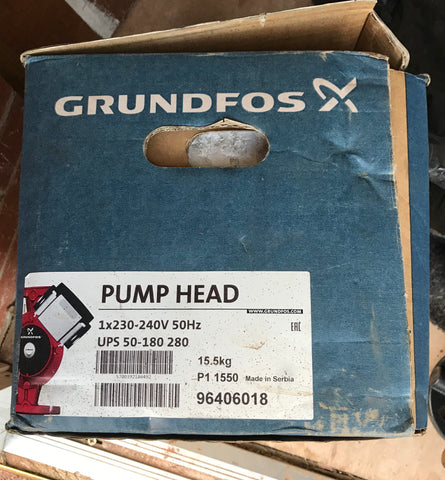 Grundfos UPS/UPSD 50-180 340 Circulator Replacement Pump Head 240V (96406018) #1748