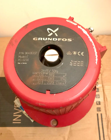 Grundfos UPC/D 80-120 Circulator Replacement Pump Head 415V 96406337 #2266