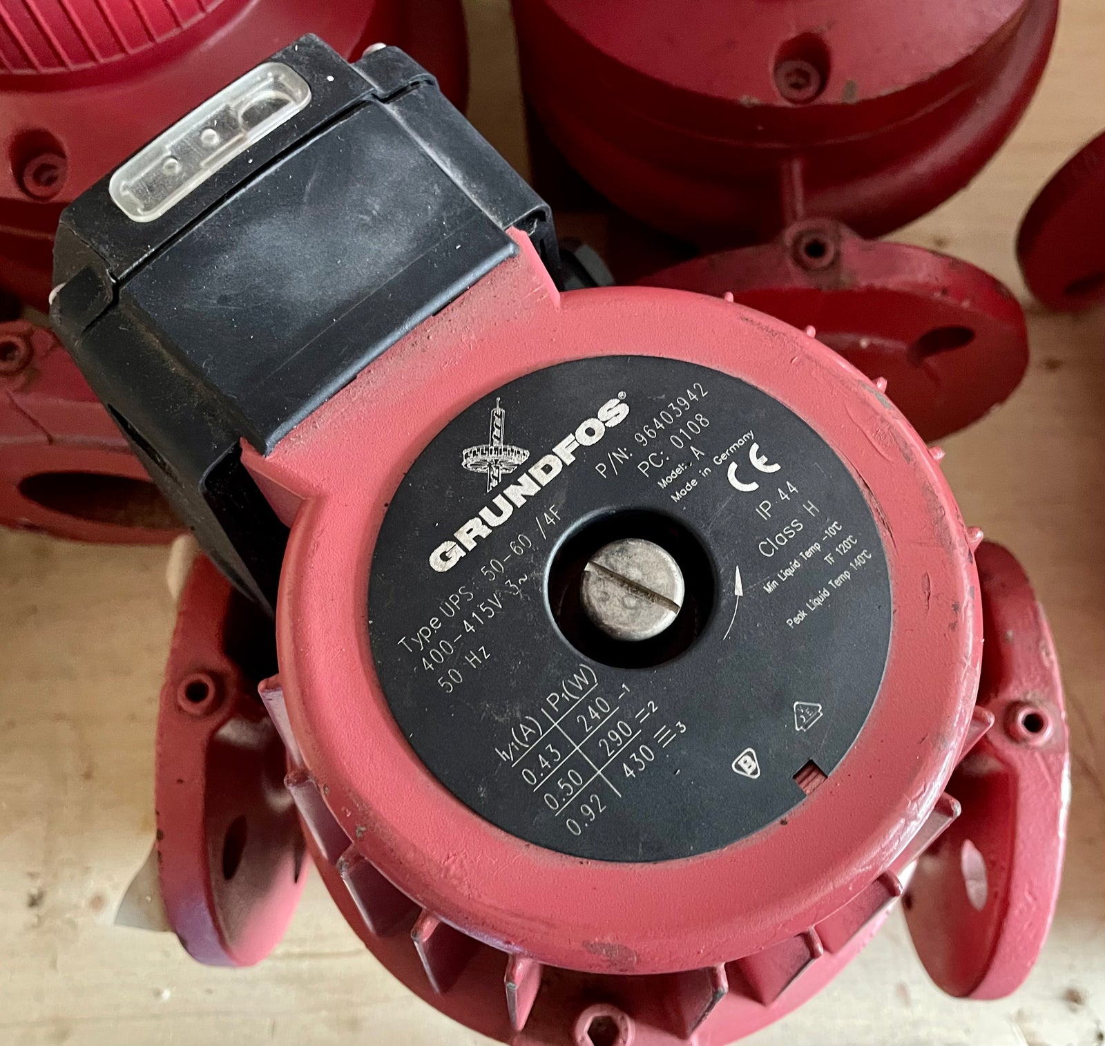 Grundfos UPS 50-60/4 F 96403942 Circulator Pump 415v #3296