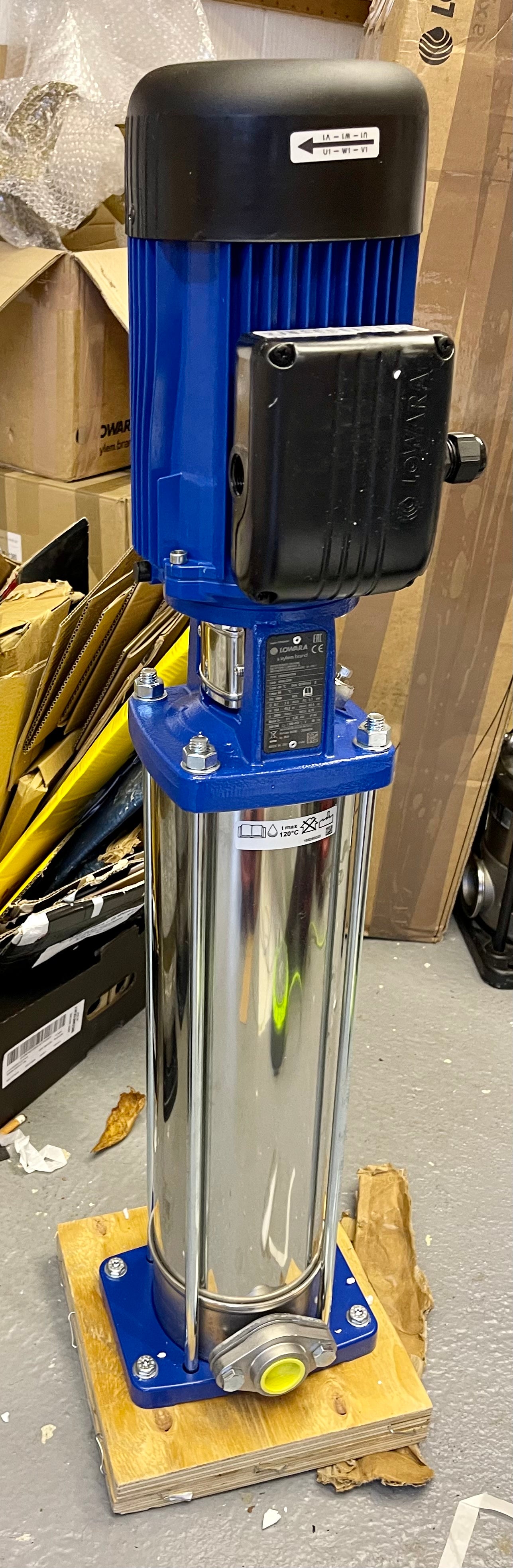 Lowara 1SV22 T011T/D 415V 1.1KW Vertical Multistage Pump 1016LC210 #3251