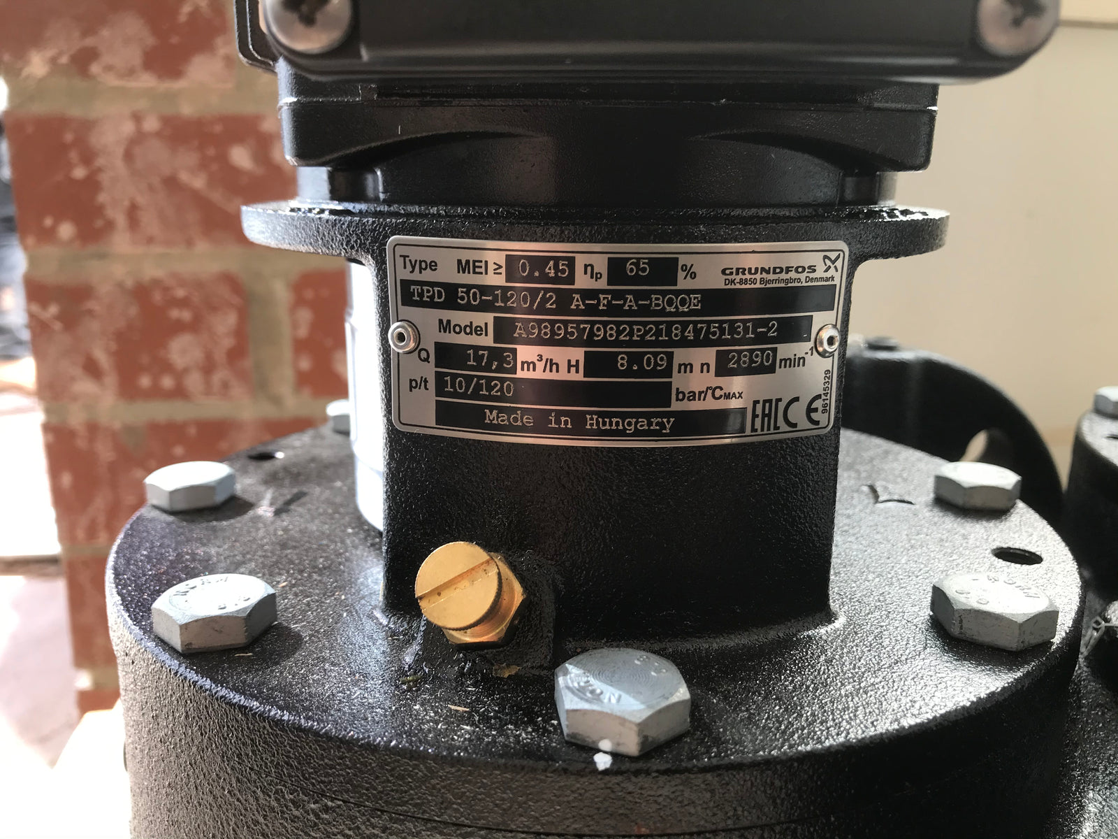 Grundfos TPD 50-120/2 A-F-A BQQE circulator Pump 98957982 415v #3473