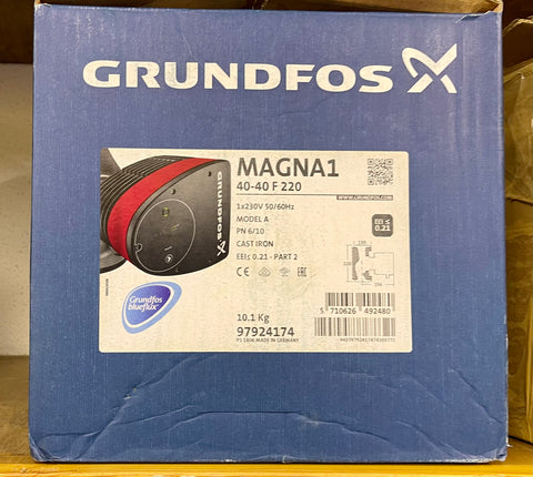 Grundfos Magna1 40-40F 97924174 1PH Flanged Pump Heating Circulator 240v #3346 VAT