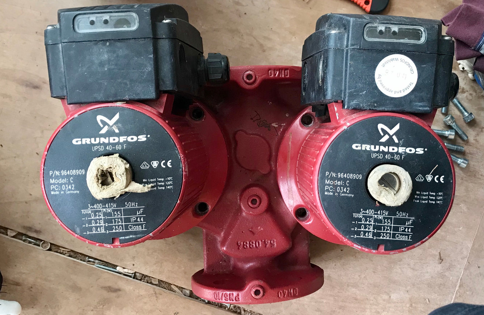 Grundfos UPSD 40-60 F Circulator Pump 415V (96408909) #3361