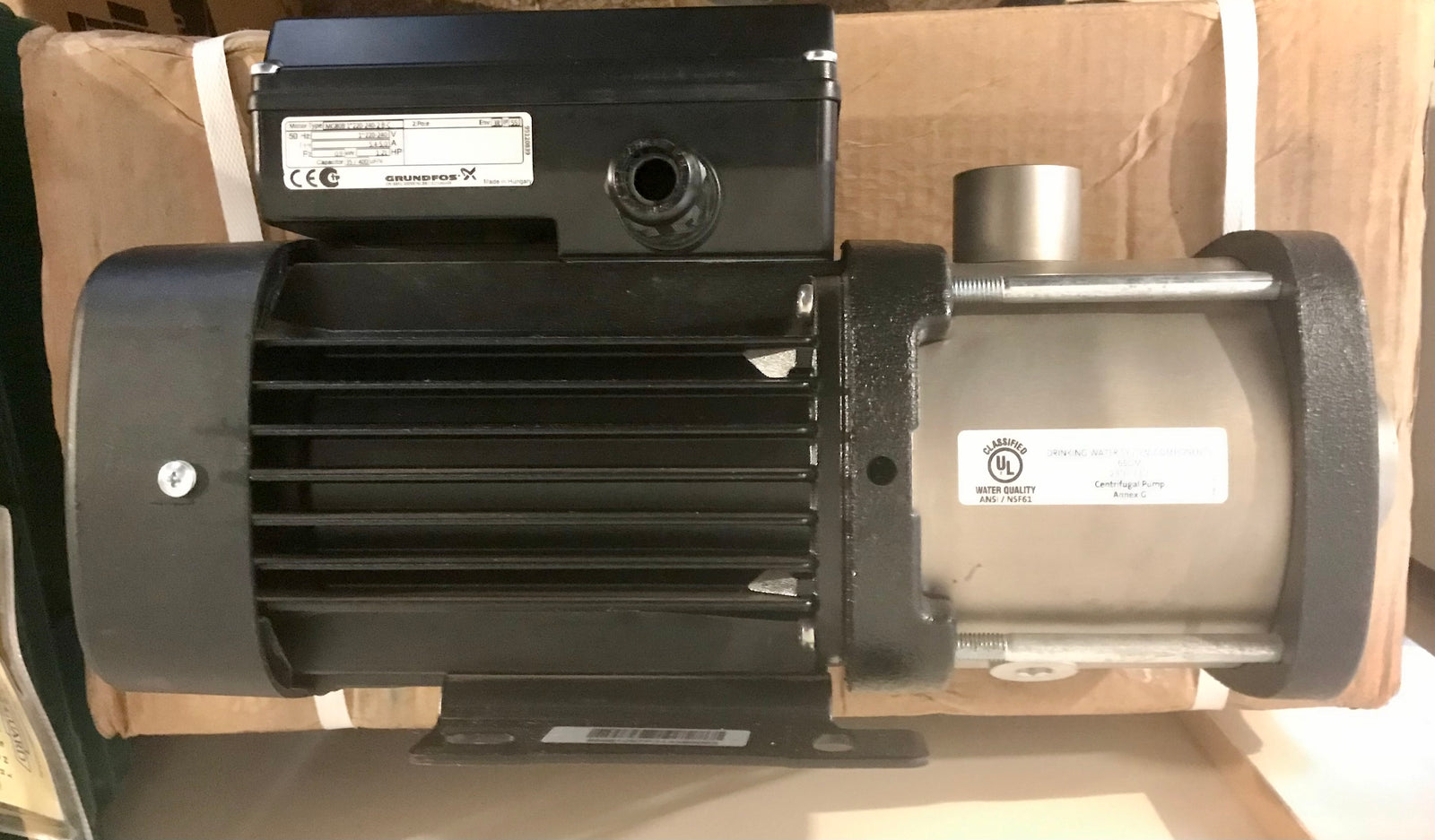 Grundfos CM5-5 A R I E  AQQE C A A N 96961097 240v Horizontal Multistage Pump #2695