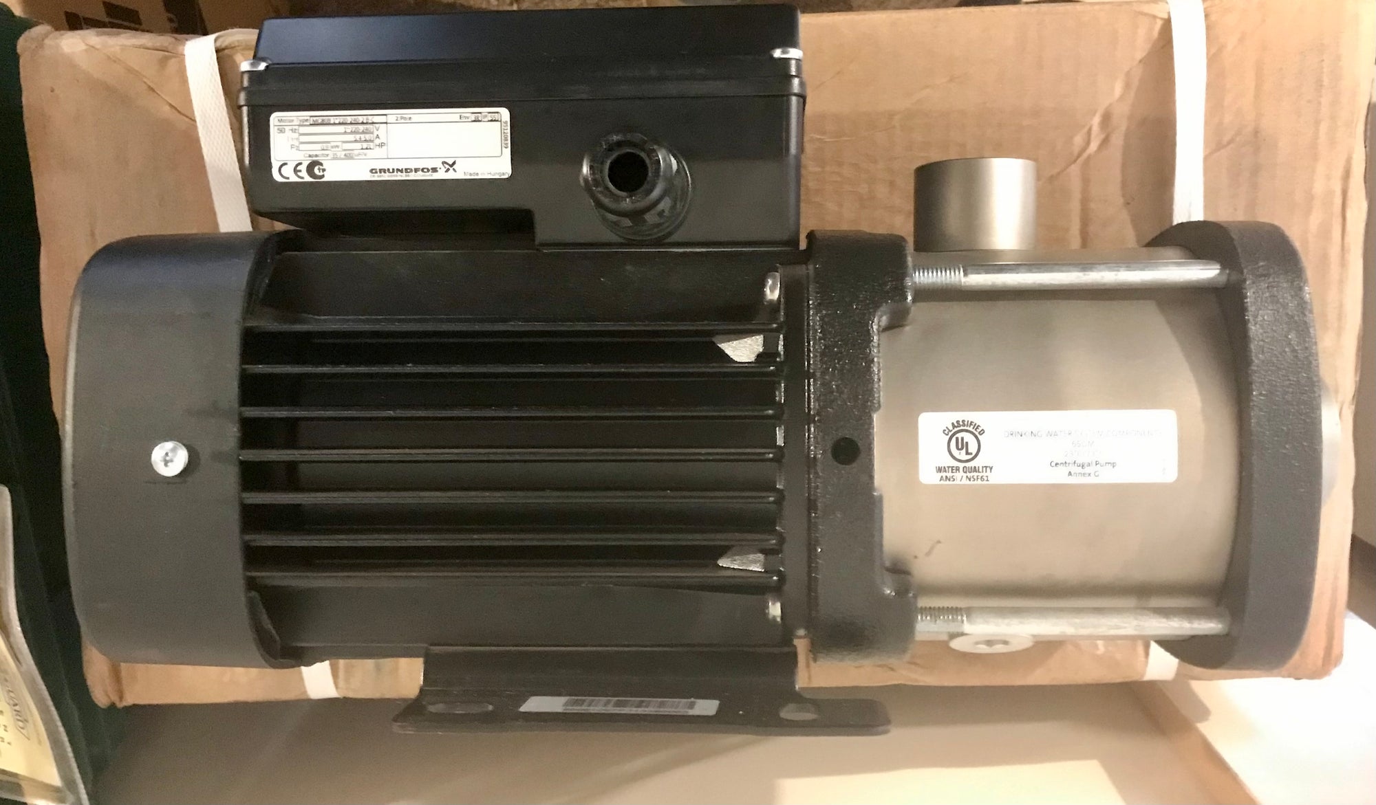 Grundfos CM5-5 A R I E  AQQE C A A N 96961097 240v Horizontal Multistage Pump #2695