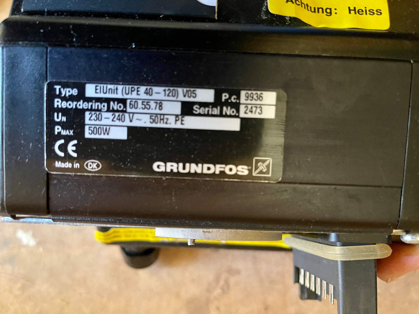 Grundfos Upe Uped 32/40-120 50/65-60 Terminal Box 96459602 00605578 #2729