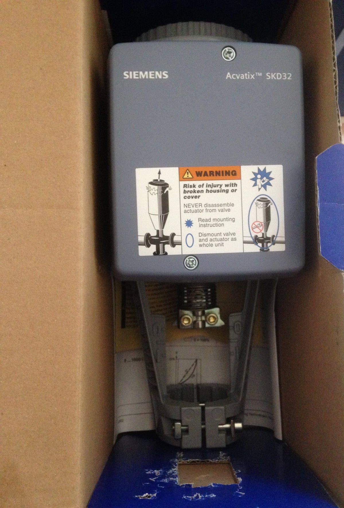 SIEMENS SKD 32.50 Low Torque Spring Release Actuator #630